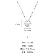 Picture of Affordable Platinum Plated 925 Sterling Silver Pendant Necklace from Trust-worthy Supplier