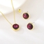 Show details for Designer Zinc Alloy Artificial Crystal 2 Piece Jewelry Set with Easy Return