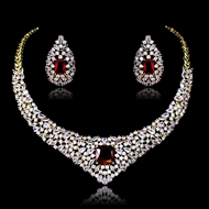 Show details for Inexpensive Gold Plated Cubic Zirconia 2 Piece Jewelry Set from Reliable Manufacturer Show details for Inexpensive Gold Plated Cubic Zirconia 2 Piece Jewelry Set from Reliable Manufacturer