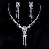 Show details for Affordable Platinum Plated Luxury 2 Piece Jewelry Set from Trust-worthy Supplier Show details for Affordable Platinum Plated Luxury 2 Piece Jewelry Set from Trust-worthy Supplier