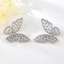 Show details for Delicate Platinum Plated Stud Earrings with Speedy Delivery