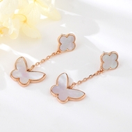 Show details for Shop Rose Gold Plated Zinc Alloy Dangle Earrings with Wow Elements Show details for Shop Rose Gold Plated Zinc Alloy Dangle Earrings with Wow Elements