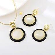 Picture of Zinc Alloy Gold Plated 2 Piece Jewelry Set with Full Guarantee