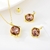 Picture of Famous Artificial Crystal Zinc Alloy 2 Piece Jewelry Set