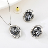 Picture of Classic Artificial Crystal 2 Piece Jewelry Set with Fast Delivery