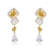 Picture of Hypoallergenic Gold Plated Big Dangle Earrings with Easy Return