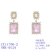 Picture of Irresistible Pink Gold Plated Dangle Earrings For Your Occasions