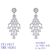 Picture of Luxury Cubic Zirconia Dangle Earrings Online Only