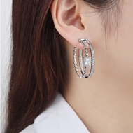 Picture of Filigree Big Luxury Dangle Earrings