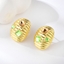 Show details for Unusual Big Resin Big Stud Earrings