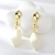 Picture of Trendy White Gold Plated Dangle Earrings with No-Risk Refund