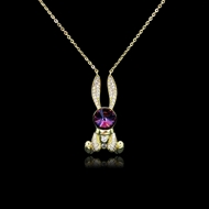 Show details for Sparkling Small Purple Pendant Necklace Show details for Sparkling Small Purple Pendant Necklace