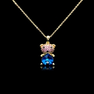 Show details for Inexpensive Gold Plated Blue Pendant Necklace from Reliable Manufacturer Show details for Inexpensive Gold Plated Blue Pendant Necklace from Reliable Manufacturer