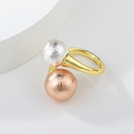 Show details for Need-Now Multi-tone Plated Dubai Fashion Ring from Editor Picks