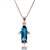 Picture of Best Artificial Crystal Blue Pendant Necklace