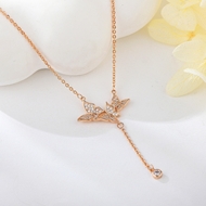 Show details for Bling Small Cubic Zirconia Pendant Necklace Show details for Bling Small Cubic Zirconia Pendant Necklace