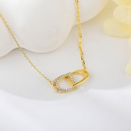 Show details for Shop Gold Plated White Pendant Necklace with Fast Delivery Show details for Shop Gold Plated White Pendant Necklace with Fast Delivery