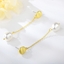 Show details for Chic Classic White Dangle Earrings at Great Low Price
