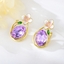 Show details for Good Quality Artificial Crystal Zinc Alloy Dangle Earrings