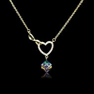 Show details for Small Swarovski Element Pendant Necklace for Her Show details for Small Swarovski Element Pendant Necklace for Her