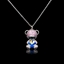 Show details for Pretty Swarovski Element Platinum Plated Pendant Necklace
