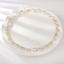 Show details for Gold Plated White Short Chain Necklace From Reliable Factory