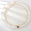 Show details for Low Price Gold Plated White Short Chain Necklace from Trust-worthy Supplier