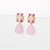 Picture of Featured Pink Big Dangle Earrings with Full Guarantee