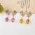 Picture of Fashion Cubic Zirconia Gold Plated Dangle Earrings