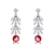 Picture of Low Cost Platinum Plated Cubic Zirconia Dangle Earrings with Low Cost