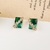 Picture of Green Copper or Brass Big Stud Earrings from Trust-worthy Supplier