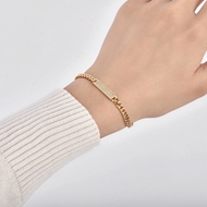 Picture of Fashionable Gold Plated Delicate Fashion Bracelet