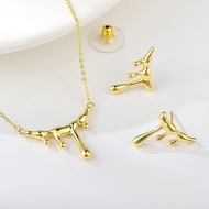 Show details for Hot Selling Gold Plated Dubai 2 Piece Jewelry Set from Top Designer