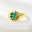 Show details for Sparkling Small Enamel Adjustable Ring