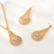 Show details for Hypoallergenic Champagne Gold Medium 2 Piece Jewelry Set with Easy Return Show details for Hypoallergenic Champagne Gold Medium 2 Piece Jewelry Set with Easy Return
