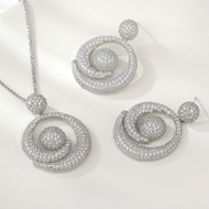 Show details for Good Cubic Zirconia White 2 Piece Jewelry Set Show details for Good Cubic Zirconia White 2 Piece Jewelry Set