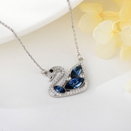 Show details for Charming Platinum Plated Swarovski Element Pendant Necklace As a Gift Show details for Charming Platinum Plated Swarovski Element Pendant Necklace As a Gift