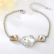 Show details for Platinum Plated Zinc Alloy Fashion Bracelet from Certified Factory Show details for Platinum Plated Zinc Alloy Fashion Bracelet from Certified Factory
