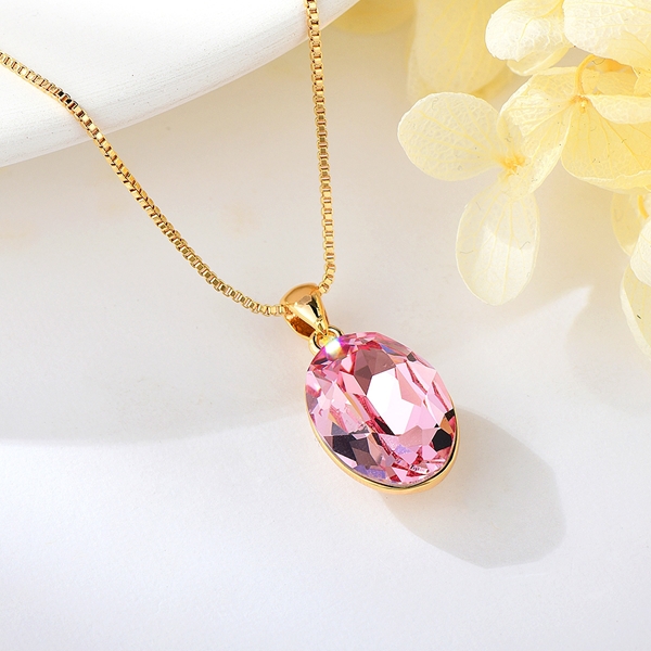 Picture of Beautiful Swarovski Element Zinc Alloy Pendant Necklace