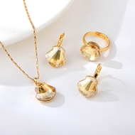 Show details for Impressive Yellow 16 Inch 3 Piece Jewelry Set with Low MOQ Show details for Impressive Yellow 16 Inch 3 Piece Jewelry Set with Low MOQ