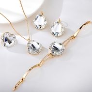 Show details for Bulk Zinc Alloy White 4 Piece Jewelry Set Exclusive Online Show details for Bulk Zinc Alloy White 4 Piece Jewelry Set Exclusive Online