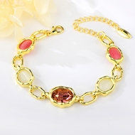 Picture of Zinc Alloy Small Bracelet with Wow Elements