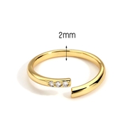 Picture of Delicate Cubic Zirconia Adjustable Ring at Factory Price