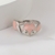 Picture of Funky Small Platinum Plated Fashion Ring from Editor Picks