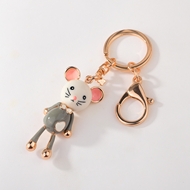 Show details for Animal Rose Gold Plated Keychain Online