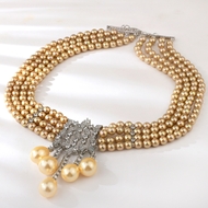 Picture of Irresistible Yellow Big 2 Piece Jewelry Set As a Gift