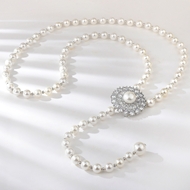 Show details for Classic shell pearl Long Statement Necklace with 3~7 Day Delivery Show details for Classic shell pearl Long Statement Necklace with 3~7 Day Delivery