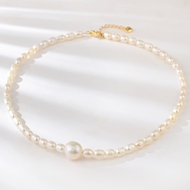 Show details for Fast Selling White fresh water pearl Short Statement Necklace from Editor Picks Show details for Fast Selling White fresh water pearl Short Statement Necklace from Editor Picks