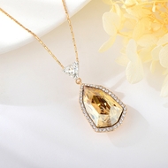 Show details for Unusual Medium Yellow Pendant Necklace Show details for Unusual Medium Yellow Pendant Necklace