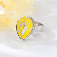Show details for Most Popular Swarovski Element Yellow Fashion Ring Show details for Most Popular Swarovski Element Yellow Fashion Ring